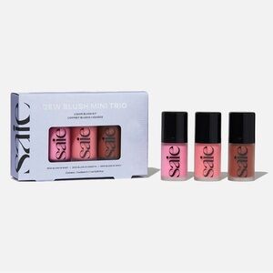 Saie Dew Blush Mini Set - Soft Pink, Warm Coral, Rich Brown